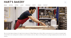 Desktop Screenshot of hartsbakery.co.uk